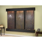 Deep Creek Falls-Square-Blackened copper-Multi-Color Natural Slate