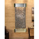 Inspiration Falls-Round-Stainless Steel-Green Natural Slate