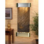 Inspiration Falls-Round-Stainless Steel-Multi-Color Natural Slate