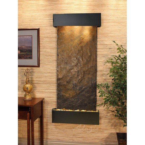 Inspiration Falls-Square-Blackened copper-Multi-Color Natural Slate