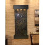 Inspiration Falls-Square-Blackened copper-Green Marble