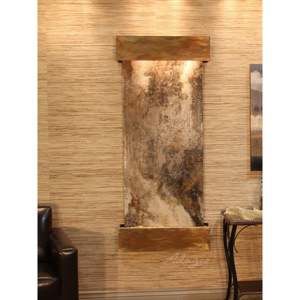 Inspiration Falls-Square-Rustic Copper-Magnifico Travertine