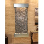 Inspiration Falls-Square-Stainless Steel-Green Natural Slate