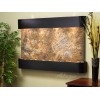 Sunrise Springs-Round-Blackened Copper-Brown Marble
