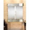 Aspen Falls-Round-Stainless Steel-Silver Mirror