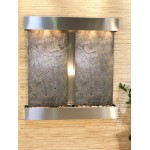 Aspen Falls-Square-Stainless Steel-Green Featherstone