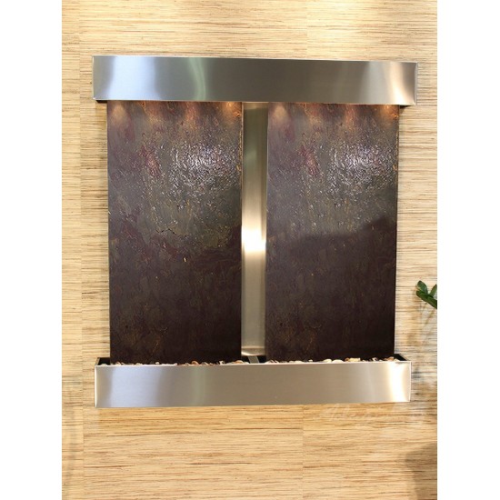 Aspen Falls-Square-Stainless Steel-Multi-Color Featherstone