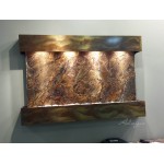 Sunrise Springs-Square-Rustic Copper-Brown Marble