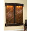 Cottonwood Falls-Round-Blackened Copper-Brown Marble