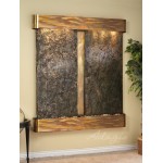 Cottonwood Falls-Round-Rustic Copper-Green Natural Slate