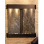 Aspen Falls-Round-Blackened Copper-Multi-Color Natural Slate