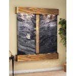 Cottonwood Falls-Round-Rustic Copper-Black Spider Marble