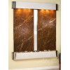 Cottonwood Falls-Round-Stainless Steel-Brown Marble