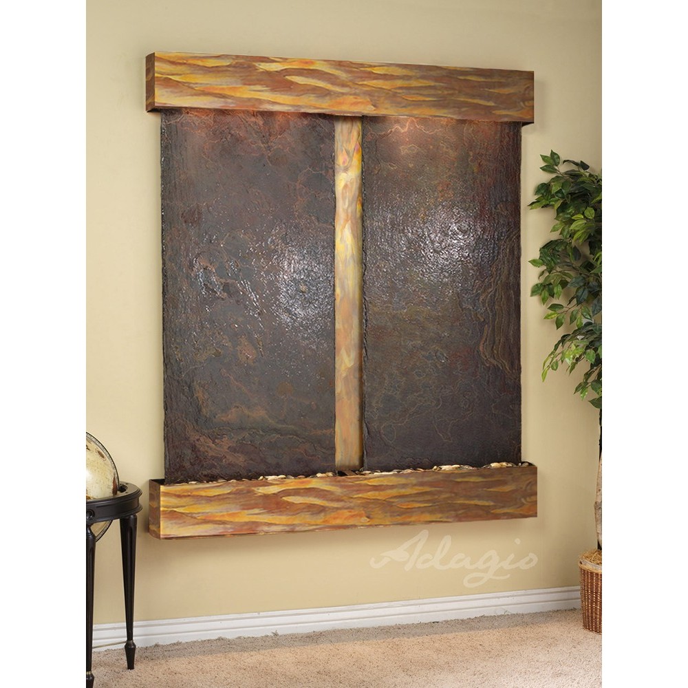 Cottonwood Falls-Square-Rustic Copper-Multi-Color Natural Slate