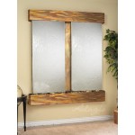 Cottonwood Falls-Square-Rustic Copper-Silver Mirror