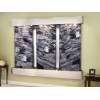 Deep Creek Falls-Square-Stainless Steel-Black Spider Marble