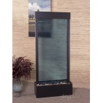 Harmony River-Center Mount -Blackened Copper-Blue-Glass