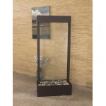 Harmony River-Center Mount -Antique Bronze-Clear-Glass