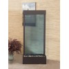 Harmony River-Center Mount -Antique Bronze-Blue-Glass