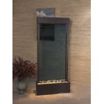 Harmony River-Center Mount -Antique Bronze-Blue-Glass