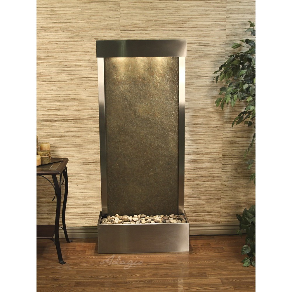 Harmony River -Flush Mount-Stainless Steel-Green-Featherstone