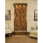 Tranquil River-Flush Mount-Rustic Copper-Brown-Marble