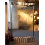 Grandeur River-Center Mount -Stainless Steel-Clear-Glass