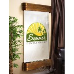 Summit Falls -Round -Rustic Copper-Silver-Mirror