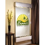 Summit Falls -Square-Stainless Steel-Silver-Mirror