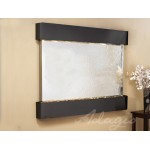 Teton Falls -Square-Blackened Copper-Silver-Mirror