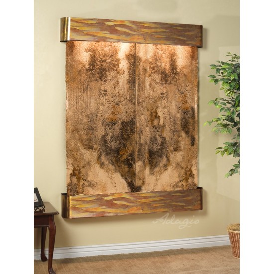 Majestic River-Round -Rustic Copper-Magnifico-Travertine