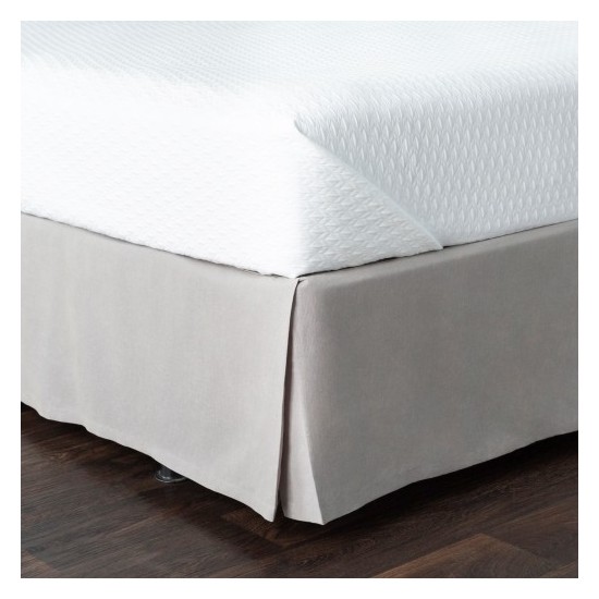 Surya Peyton PTSKT-1000 60"W x 80"L x 15"DL Queen Bed Skirt