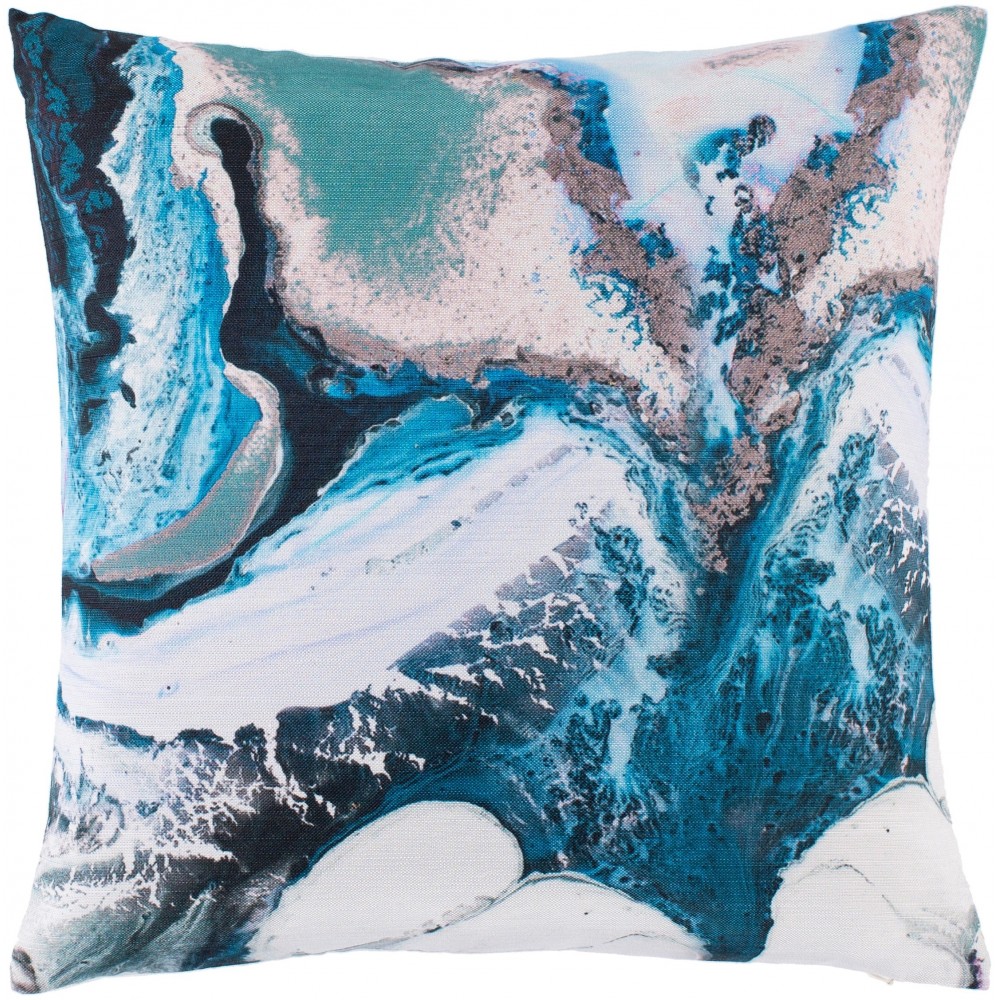 Surya Ebru EBR-001 22" x 22" Pillow Cover Surya Ebru EBR-001 22" x 22" Pillow Cover
