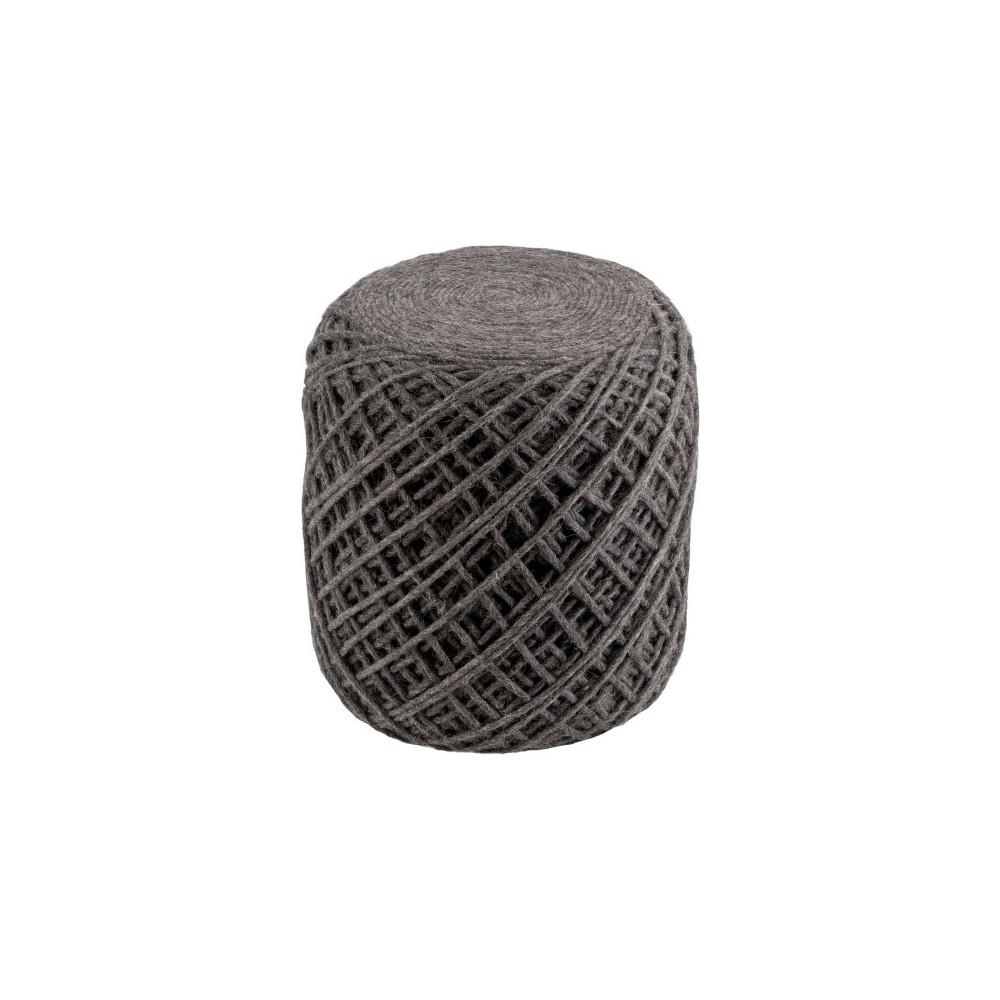 Surya Xena XAPF-003 18"H x 16"W x 16"D Pouf Surya Xena XAPF-003 18"H x 16"W x 16"D Pouf