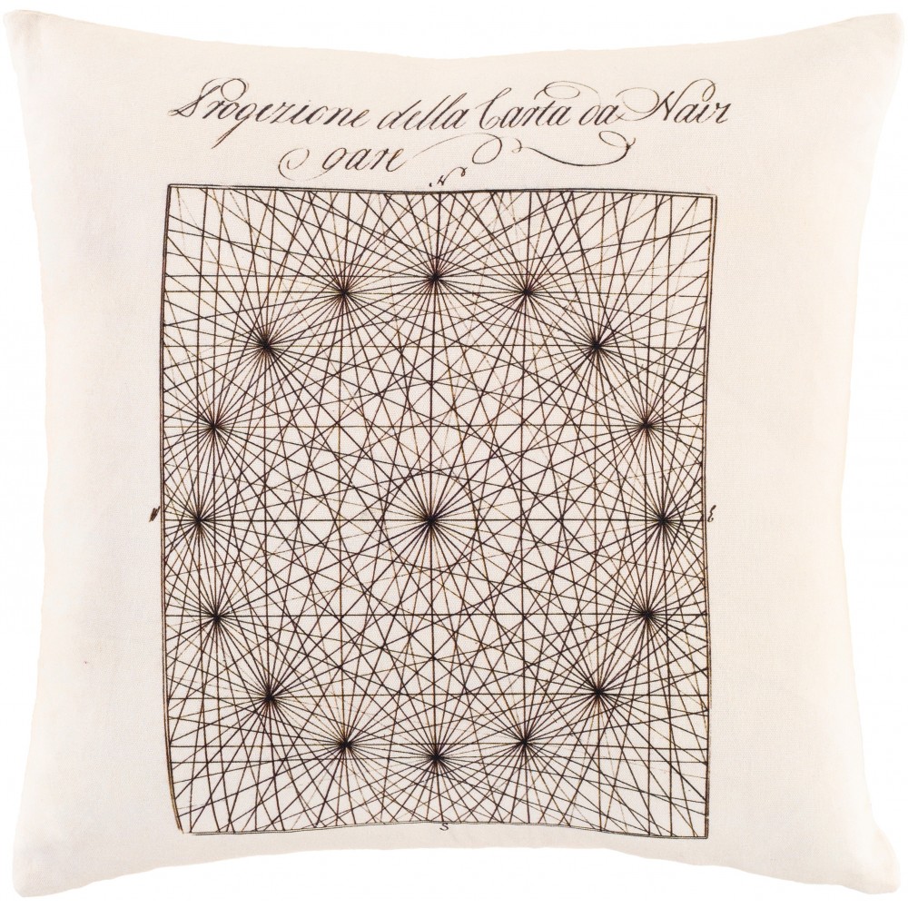 Surya Inventors INV-001 18" x 18" Pillow Cover