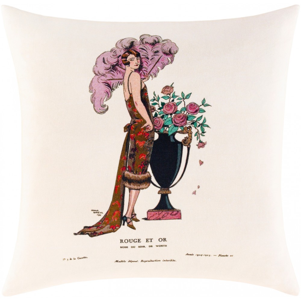 Surya La Guirlande LGL-001 18" x 18" Pillow Cover Surya La Guirlande LGL-001 18" x 18" Pillow Cover