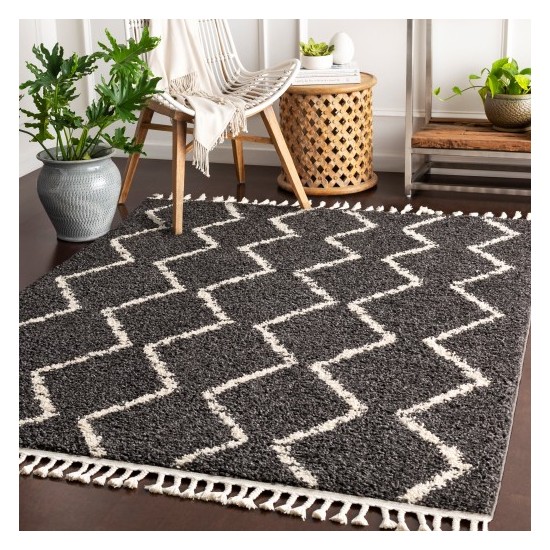 Surya Berber Shag BBE-2306 6'7" x 9' Rug