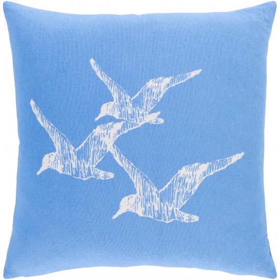 Surya Sea Life SLF-006 18" x 18" Pillow Cover