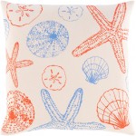 Surya Sea Life SLF-008 18" x 18" Pillow Cover