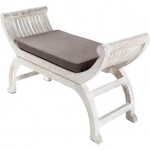 Surya Brittany BIY-001 22"H x 36"W x 14"D Upholstered Bench