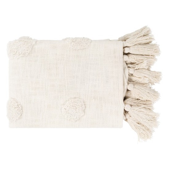 Surya Dove DOV-1000 50"W x 60"L Throw