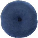Surya Cotton Velvet CV-041 18" x 18" Round Pillow Cover