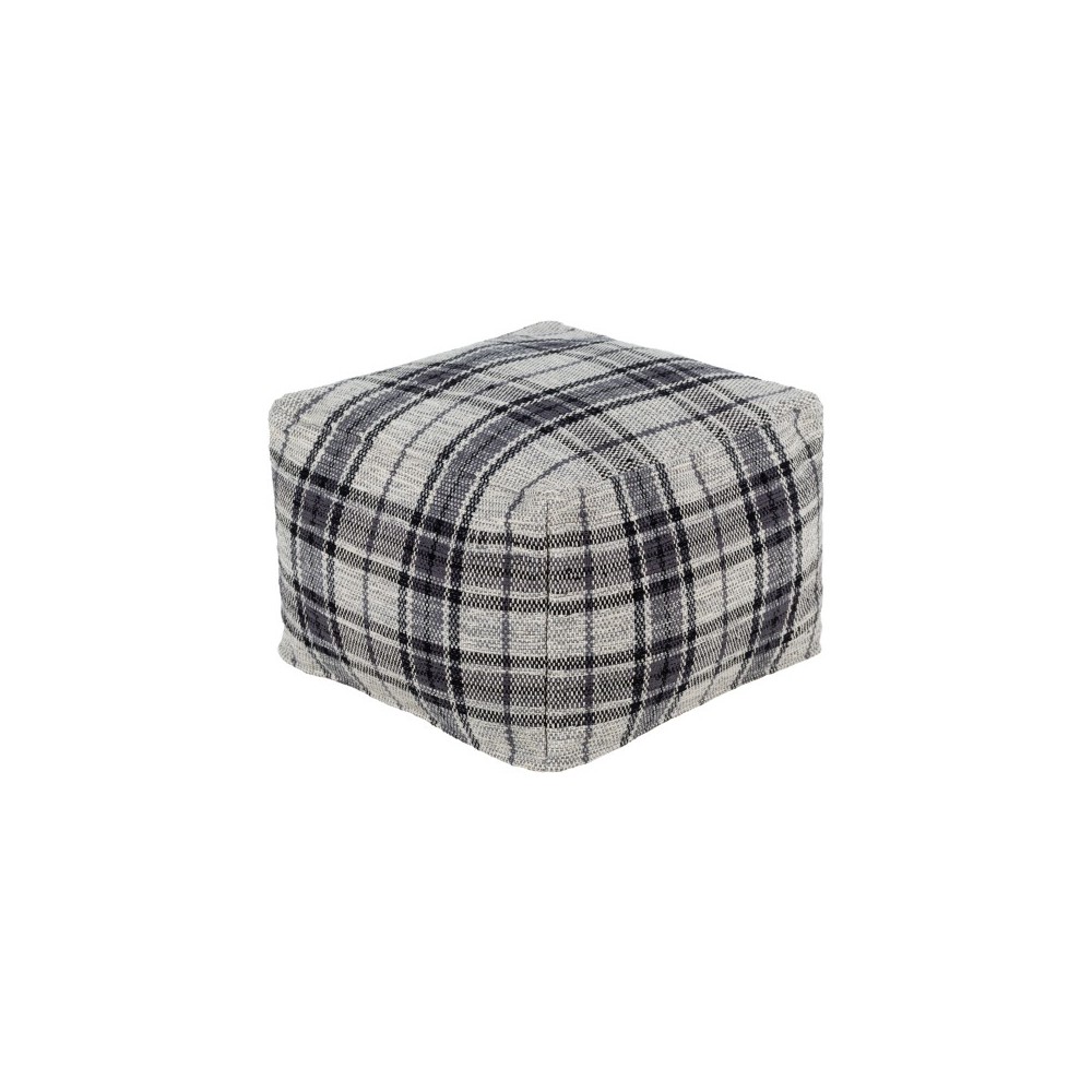 Surya Jacobean JBPF-002 14"H x 20"W x 20"D Pouf Surya Jacobean JBPF-002 14"H x 20"W x 20"D Pouf