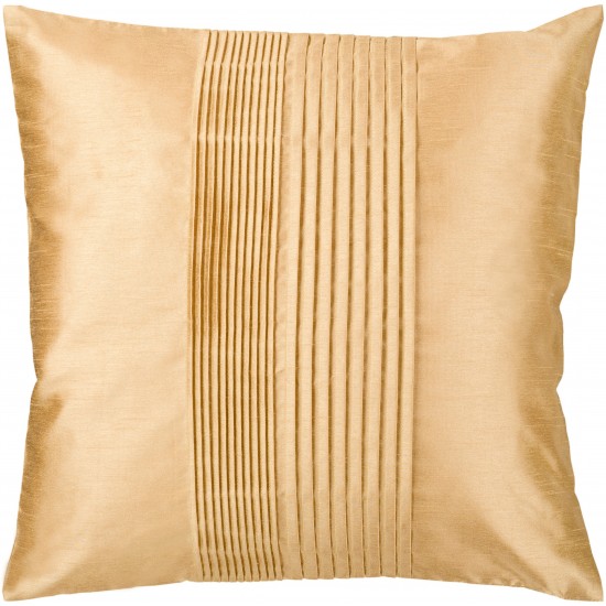 Surya Solid Pleated HH-022 18" x 18" Pillow Cover