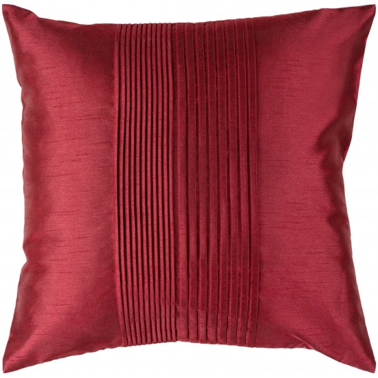 Surya Solid Pleated HH-026 18" x 18" Pillow Cover