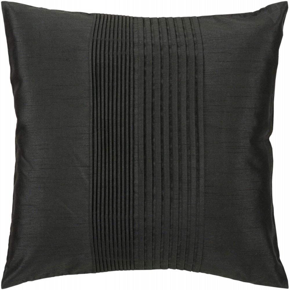 Surya Solid Pleated HH-027 22" x 22" Pillow Kit