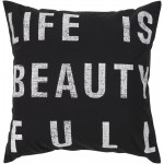 Surya Typography ST-082 18" x 18" Pillow Kit