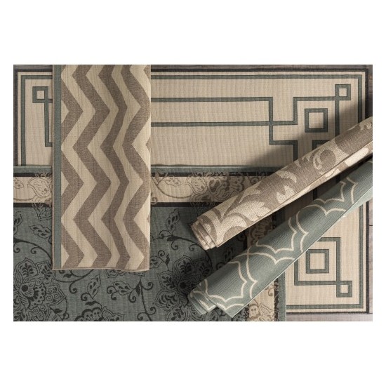 Surya Alfresco ALF-9616 7'3" Square Rug