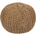 Surya Bermuda BRPF-001 14"H x 20"W x 20"D Pouf