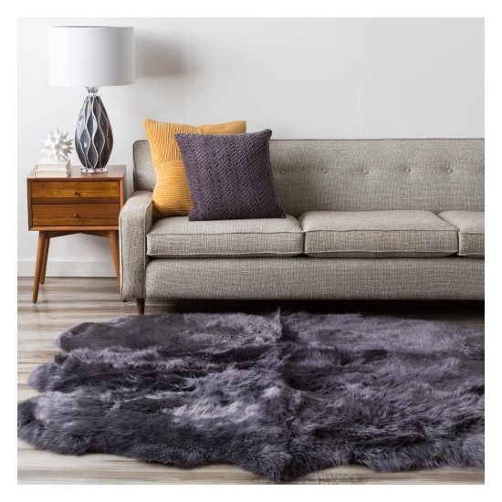 Surya Sheepskin SHS-9602 2' x 3' Rug